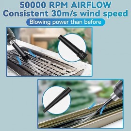 3 In 1 Cordless Vacuum Cleaner Compressed Air Duster Wireless Dust Blower Electric Air Pump Portable Rechargeable Air Cleaner Vacum For Computer Keyboard Sofa Car Home Office