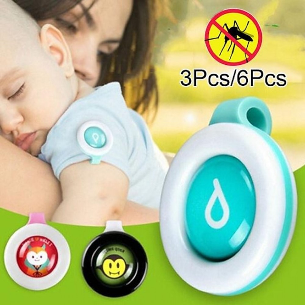3Pcs  Insect Repellent Anti Mosquito Killer Protection Baby Badge Button Pregnant Women Mosquito Repellent Clip