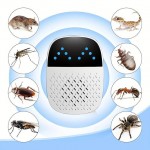 1pc Double Horn Enhanced Ultrasonic Insect Repellent - Effective Against Mosquitoes Mice Cockroaches Spiders & More