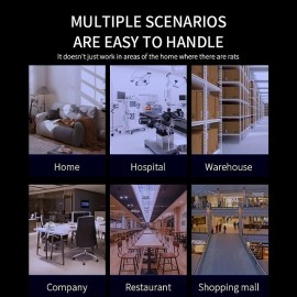 1pc Double Horn Enhanced Ultrasonic Insect Repellent - Effective Against Mosquitoes Mice Cockroaches Spiders & More