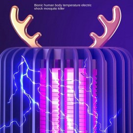 The New Hot Style Artifact Electric Shock Mosquito Mosquito Lamp Outdoor Household Indoor Mosquito Dispeller Cross-border Trap Lamp Type
