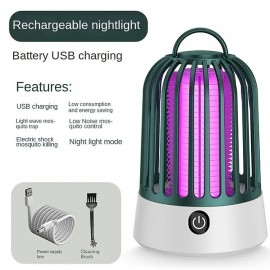 Hot Style Electric Shock Mosquito Lamp Rechargeable Outdoor Household Photocatalytic Mosquito Dispeller Lamp Hanging From The Fly
