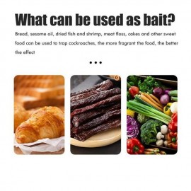 Cockroach Trap Non-Toxic Reusable House Cockroach Repellent Bait Pest Control Eco-Friendly Cockroach for Kitchen and Toilet
