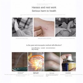 LED Mosquito Trap Light Household USB Mosquito Repellent Light Electronic Protection  Low Radiation Baby Pregnant Women Silent USB Insect Lamp
