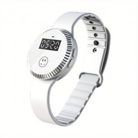 Q10 Ultrasonic Mosquito Repellent Bracelet Children Adult Pregnant Women Outdoor Waterproof Silicone Intelligent Time Drive Midge Watches
