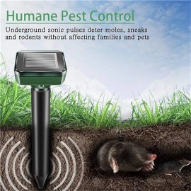 Ultrasonic Solar Pest Repeller Motion Sensor Repellent Waterproof Garden Farm Animals Insect Mole Birds Snake
