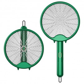 Foldable Electric Mosquito Swatter Radiation-Free Rechargeable Lithium Battery Powerful Mosquito Killer Lamp Four-in-One Mosquito Killer Household Mosquito Killer Tool
