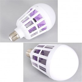 1PCS Electronic 2in1Mosquito Killer Lamp UV Led Bug Zapper Light Bulb Insect Trap Fly Killer
