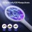 Professional Mosquito Killer Bat USB Rechargeable Electric Racket Kills Mosquitoes Insect Moth Fly Repellent Bug Zapper for Home