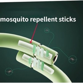 Anti Mosquito Vitality and Mosquito Repellent Silicone Bracelet with Outdoor Anti Bite Ring
