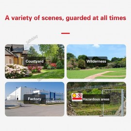 Solar Animal Repeller 120 degree Predator Lights Deterrent for Coyote Fox Raccoon Deer Repellent Devices Outdoor Animal Repeller
