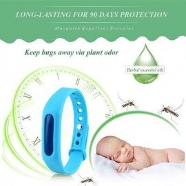 NEW Natural Plant Mosquito Repellent Bracelet Waterproof Anti Mosquito Bracelet Insect Bugs Repellent Wristband Summer Mosquito Killer for Kids and Adults Indoor Outdoor
