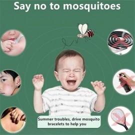 NEW Natural Plant Mosquito Repellent Bracelet Waterproof Anti Mosquito Bracelet Insect Bugs Repellent Wristband Summer Mosquito Killer for Kids and Adults Indoor Outdoor
