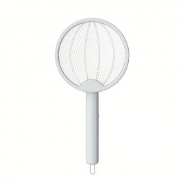 2-in-1 Electric Insect Racket Swatter Zapper USB Rechargeable Summer Mosquito Swatter Fly Bug Zapper Killer Trap
