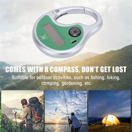 Solar Ultrasonic Outdoor Mosquito Repellent Bug Zapper Outdoor With Compass Electronic Insect Killer For Camping Mountaineering Picnic Cycling
