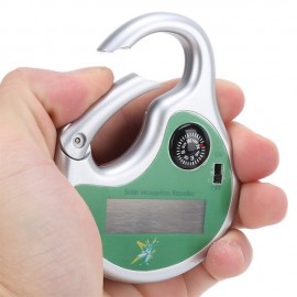 Solar Ultrasonic Outdoor Mosquito Repellent Bug Zapper Outdoor With Compass Electronic Insect Killer For Camping Mountaineering Picnic Cycling
