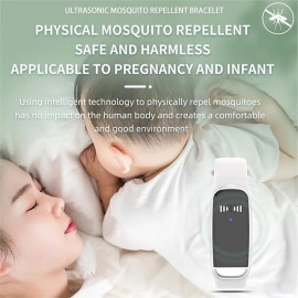 Ultrasonic Mosquitoes Repeller Bracelet Smart Prevent Mosquitoes Wrist Watch Bracelet Anti Mosquitoes Bite Wristband kids gifts
