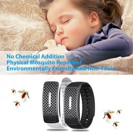 M30 Ultrasonic Mosquito Repellent Anti-mosquito Bracelet For Adult Children, Outdoor Long Life Physical Anti-mosquito Device Muteavailable, Anti-mosquito Silicone Bracelet
