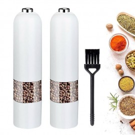 Automatic Salt Pepper Grinder Electric Spice Mill Grinder Seasoning Adjustable Coarseness Kitchen Tools Grinding For Cooking BBQ
