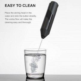 Electric Milk Frother Handheld Automatic Rotary Egg Beater Coffee Foamer Drink Mixer Whisk ABS Plastic Cooking Stirring Tools
