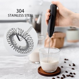 Electric Milk Frother Handheld Automatic Rotary Egg Beater Coffee Foamer Drink Mixer Whisk ABS Plastic Cooking Stirring Tools

