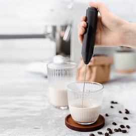 Electric Milk Frother Handheld Automatic Rotary Egg Beater Coffee Foamer Drink Mixer Whisk ABS Plastic Cooking Stirring Tools
