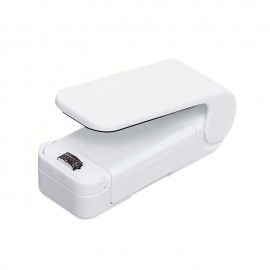 1pc Portable Bag Heat Sealer Plastic Package Storage Bag Snack Sealer Clip Mini Sealing Machine Handy Sticker Seal For Food Snack Gadgets Without Battery
