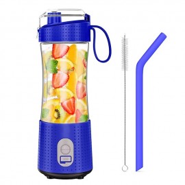 Portable Blenders 350ml Personal Size Blender Smoothies and Shakes Mini Blender USB Rechargeable with Eight Blades Handheld Blender Sports Travel
