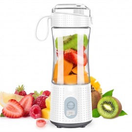 Portable Blenders 350ml Personal Size Blender Smoothies and Shakes Mini Blender USB Rechargeable with Eight Blades Handheld Blender Sports Travel
