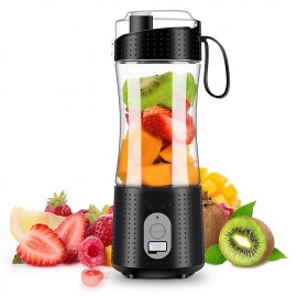 Portable Blenders 350ml Personal Size Blender Smoothies and Shakes Mini Blender USB Rechargeable with Eight Blades Handheld Blender Sports Travel
