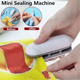 Mini Sealing Machine Portable Heat Sealer Hand Pressure Heat Sealer Tearer Kitchen Accessories For Food Snack Fruit Sealer Bags
