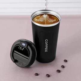 Coffee Mug Smart Travel Thermos Cup Temperature Display Stainless Steel Vacuum Coffee Cup With AI Temperature Display
