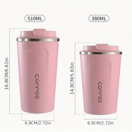 Coffee Mug Smart Travel Thermos Cup Temperature Display Stainless Steel Vacuum Coffee Cup With AI Temperature Display

