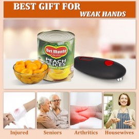Electric Can Opener One Touch Automatic Bottle Opener Battery Operated Automatic Smooth Edges Kitchen Bar Tool gadgets
