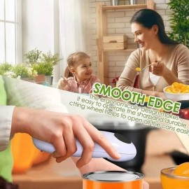 Professional Electric Tin Can Opener Electric Can Opener with Eight Characters Automatic One Touch Multi-function Wine Bottle Opener
