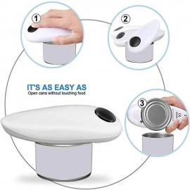 Professional Electric Tin Can Opener Electric Can Opener with Eight Characters Automatic One Touch Multi-function Wine Bottle Opener
