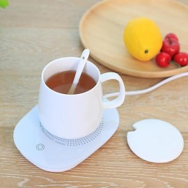 Usb Heating Weight Sensor 55° Winter Electric Coffee Mug Cup Warmer Heater Pad Coaster USB for Home Office Milk Tea Cup Table Decoration