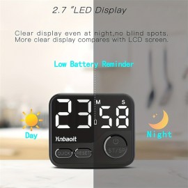 Digital Kitchen Timer LED Display Cooking Timers Kitchen Gadgets Kitchen Stuff Kitchen Accessories Home Kitchen Items
