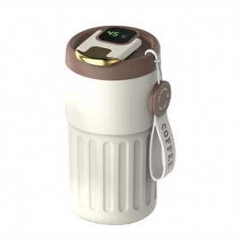 450ml Seamless Liner Stainless Steel Coffee Mug Smart LED Temperature Display Thermos Portable Leakproof Insulation Cup