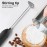Electric Milk Frother Kitchen Drink Foamer Whisk Mixer Stirrer Coffee Cappuccino Creamer Whisk Frothy Blend Whisker Egg Beater, Without Battery
