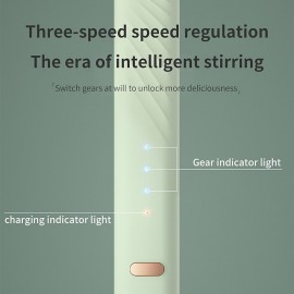 Rechargeable Handheld Foamer High Speed Electric Milk Frother Foam Maker Mixer Coffee Drink
