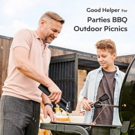 Gravity Electric Pepper Grinder Set Automatic Salt and Pepper Mill Adjustable Coarseness Battery Powered with LED Light One Hand Operation Stainless Steel
