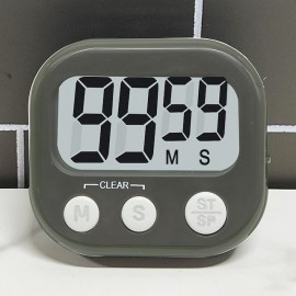Digital Timer with Magnetic Back, Big Numbers, and ON/Off Switch - AA Battery Not Included
