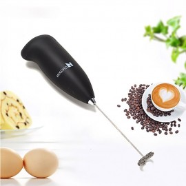 Stainless Steel Handheld Electric Blender Egg Whisk Coffee Milk Frother
