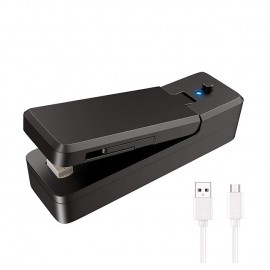 1pc Mini Bag Sealer, USB Rechargeable Portable Sealing Machine, Handheld Heat Vacuum Sealers For Plastic Bags, Kitchen Tools