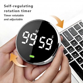Kitchen Timers Digital Classroom Timer for Kids Large Magnetic LED Countdown Timer with Constant Light Function for classrooms Quiet for Children and Teachers
