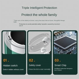 220ML 150W Powerful Grinder Grind Chinese Herbal Medicines Food Supplements Grains Seasoning Powder Coffee Beans - Detachable & Washable Compact & Easy to Carry & Store