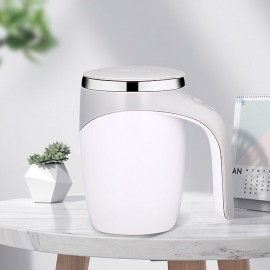 Electric Magnetic Stirring Coffee Mug, Electric Mixing Mug, Automatic Funny Self Mixing Cup, Stainless Steel Travel Cup For Chocolate, Milk, Tea, Office, Home, Kitchen
