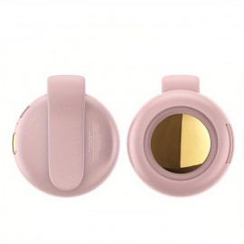 1pc Usb Halter Neck Fan Portable Mute Mini Bladeless Electric Fan Adjustable 3-speed Hanging Waist Fan Rotating Body Fan For Outdoor Working Camping Hiking
