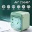 1pc Personal Evaporative Air Cooler And Humidifier Portable Air Conditioner And Fan Portable Mini Air Conditioner Cooling Fan Humidifier Space Cooler Green